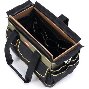 Échantillon Gratuit : Sac de Transport Robuste pour Outils, Sac à Outils d'Électricien en Matière Renforcée 600D avec Ouverture Supérieure, Poignée en Acier et - Product Image 6