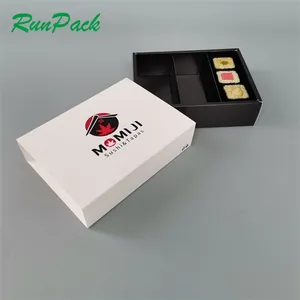 Correr paquete marca llevar caja para Sushi personalizada de papel de 2-3 semanas sí aceptar Rx-vn020 artículos de embalaje Runxing Bio degradable