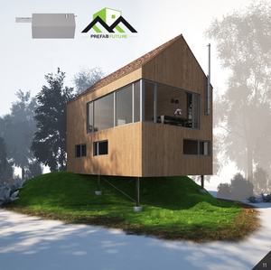 Caseta Modular de Acero Galvanizado, Diseño Industrial Moderno, Fácil Montaje, Oficina de Jardín, Garaje Habitable - Product Image 2