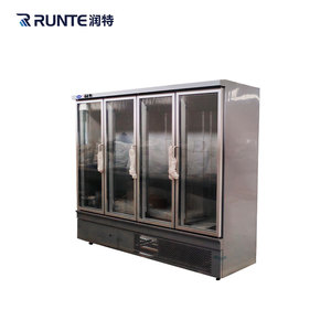 Réfrigérateur à porte en verre <span class=keywords><strong>haut</strong></span> <span class=keywords><strong>de</strong></span> <span class=keywords><strong>gamme</strong></span> pour stockage <span class=keywords><strong>de</strong></span> boissons et refroidisseur d'affichage - Product Image 1