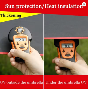 НОВЫЙ Уличный большой зонт для рыбалки 1.8-2.6М, регулируемый, складной, с защитой от УФ-излучения, ветрозащитный, водонепроницаемый, пляжный зонт-парасоль - Product Image 5