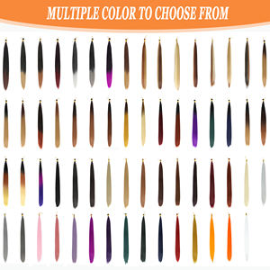 Tresses synthétiques lisses en gros pour extensions capillaires couleur piano, haute qualité, résistantes à la chaleur, pointe nano 30 - Product Image 6