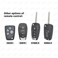 Télécommandes à code fixe/apprentissage pour alarme de voiture Chevrolet, marché d'Amérique du Sud