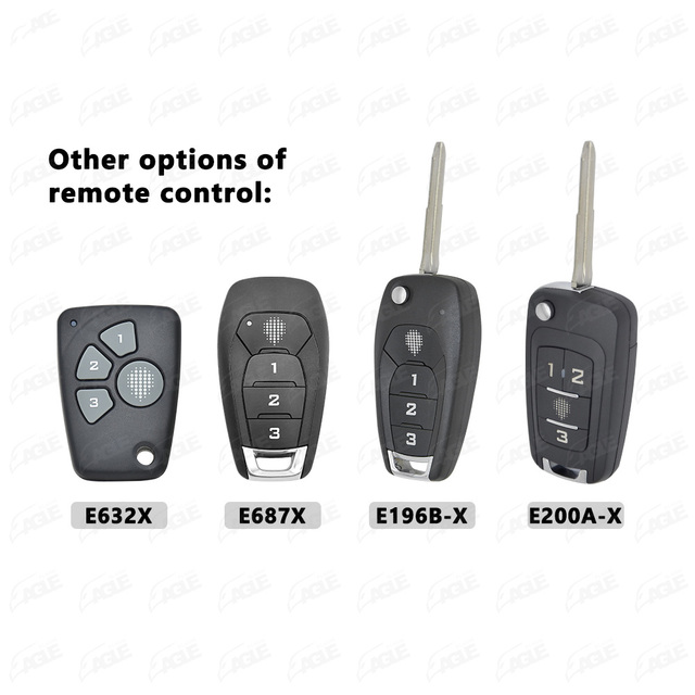 South America Market Fixed/learning Code Remote Controls for Chevrolet Car Alarm