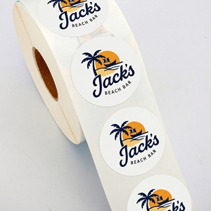 Etiquetas Circulares Personalizadas de PET Impermeables, Impresión Digital, Grabado/Relieve para Logotipos Empresariales, Etiquetas de Embalaje - Product Image 3