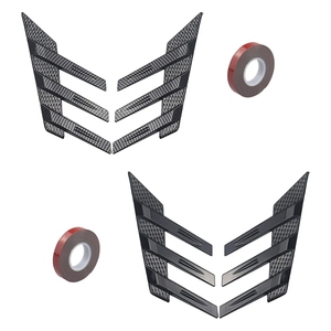 1 Paire d'Accessoires Universels pour Aileron Latéral de Pare-brise Arrière, Décoration de Ventilation Latérale DIY - Product Image 4