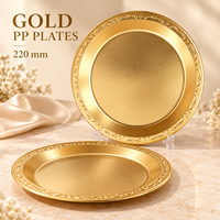 Assiette jetable en plastique PP 7 9 10 pouces noire sans BPA, compatible congélateur et micro-ondes, pour snacks, pizzas, gâteaux, pain et autres aliments