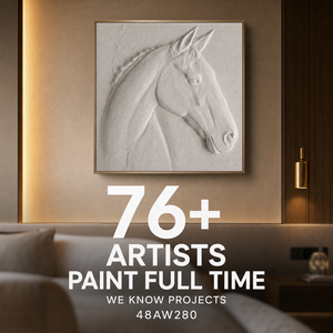Sculpture murale en bas-relief réaliste en 3D <span class=keywords><strong>de</strong></span> tête <span class=keywords><strong>de</strong></span> <span class=keywords><strong>cheval</strong></span> <span class=keywords><strong>blanc</strong></span>, faite à la main, décoration pour hôtel, restaurant haut <span class=keywords><strong>de</strong></span> gamme, club privé, œuvre d'art personnalisée - Product Image 3
