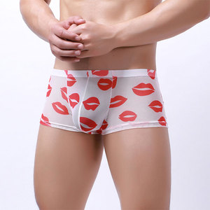 Nouveaux boxers pour hommes en maille respirante, écologiques, translucides, fins, à séchage rapide, taille basse, pour adultes - Product Image 3