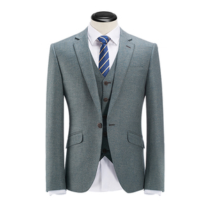 Ultimi disegni abiti da uomo per uomo abiti da ufficio formali giacche <span class=keywords><strong>grigio</strong></span> scuro cappotti - Product Image 1