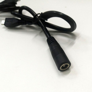 Tùy chỉnh OEM Cáp tùy chỉnh dây nịt 5.5x2.1mm 5.5*2.1mm DC nối nữ để Micro USB nam Cáp awg20 - Product Image 2