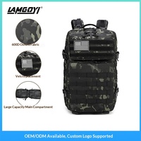 Sac à dos tactique de voyage Kane Outdoor 45L grande capacité, séparation sec/humide, isolation, antibactérien, charge solaire, antivol