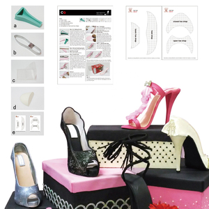 3d سيليكون حذاء كعب عالٍ قالب كيت سيليكون قوالب لتزيين الكعكة - Product Image 2