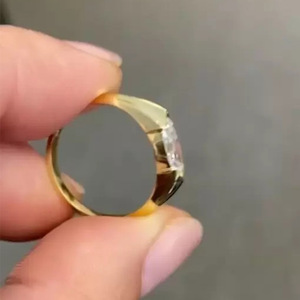 Anello dal Design Marquise, Stile Semplice, Anello per Dito Indice per Uomini e Donne - Product Image 5