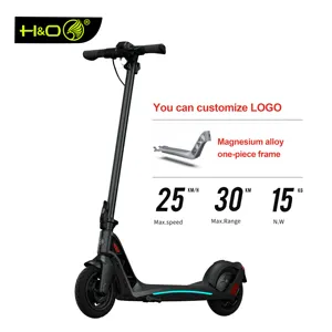 OEM Logo Brand Electric Scooter 300w 9 Inch Tires Folding Portable Electric Mobility Scooter With Abs Electronic Brake