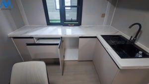 साउंडप्रूफ 10ft 20 फीट 30 फीट 40 फीट पूर्व-फैब एक्सटेंड एक्सटेंड हाउस कंटेनर हाउस 3 बेडरूम छोटा घर - Product Image 4