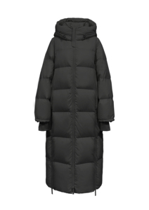 QLYP Giacca Lunga Invernale Impermeabile alla Moda, Imbottita in Piuma, con Zip, Cappuccio Regolabile e Colletto Alto - Product Image 4