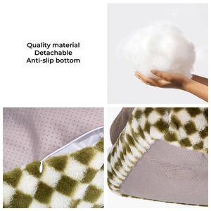 Cama de Lujo para Gatos y Sofá para Perros, Muebles para Mascotas Desmontables y Suaves, Logotipo Personalizado, Diseño Floral, Fabricada por una Empresa de Camas de Lujo para Mascotas - Product Image 4