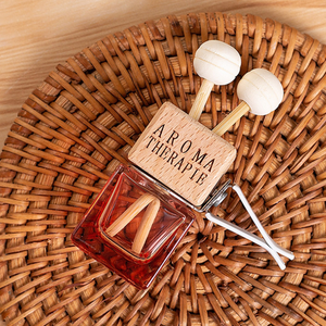 Chai khuếch tán tinh dầu ô tô hình vuông 8ml, nhiều màu sắc, có kẹp thông gió, chai thủy tinh rỗng - Product Image 3