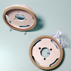 Yüksek kaliteli 6A2 CBN reçine bağ taşlama fincan şekli taşlama için Log testere bıçakları alüminyum uygulama ve çapak alma - Product Image 2