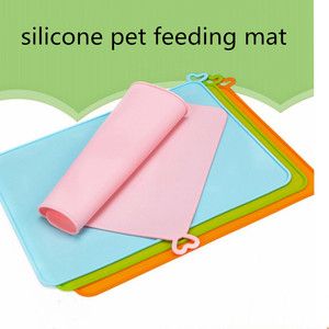 แผ่นรองอาหารสัตว์เลี้ยงซิลิโคนกันน้ำขนาดใหญ่สำหรับสุนัขหรือแมว - Product Image 2