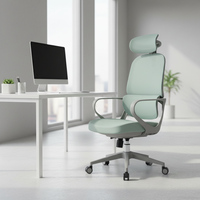 Nouvelle Chaise de Bureau Ergonomique en Maille avec Dossier Réglable, Fabrication Moderne en Tissu et Fer, Vente en Gros Direct Fabricant