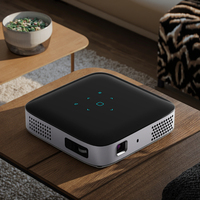 Projecteur Pico DLP Full HD 720P, prise en charge 4K, projection à 3m, home cinéma à courte focale, batterie intégrée, Android, portable