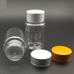 80Ml Pet <span class=keywords><strong>Plastic</strong></span> Fles Geneeskunde Drug Container Transparante Medische Pil Fles Met Aluminium Fles Deksel - Product Image 5