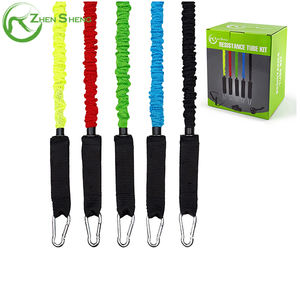 Zhensheng Precio de fábrica Entrenamiento de fuerza, tonificación y terapia Juego de bandas de tubo de resistencia - Product Image 4