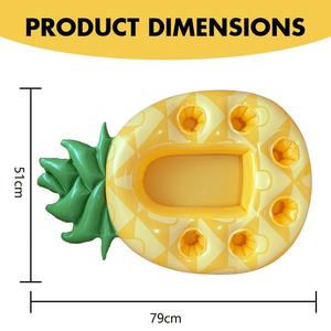 Nouveau Portable Gonflable PVC Eau Glace Bar Libre-Service Flottant Boissons Plateau Poreux Coaster <span class=keywords><strong>pour</strong></span> Partie Équipement De Jeu D'eau - Product Image 6