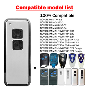 Nouvelle télécommande NOVOFERM MINI <span class=keywords><strong>NOVOTRON</strong></span> <span class=keywords><strong>522</strong></span> 524 pour portail électrique/porte de garage 433,92 MHz - Offre spéciale - Product Image 2