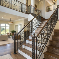 Ace système de Balustrade en aluminium, main courante en aluminium, balustrades en verre, Balustrade extérieure pour Villa