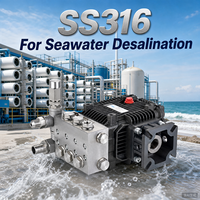 Pompe haute pression en acier inoxydable SS316 pour la dessalement de l'eau de mer, les produits chimiques, l'alimentation animale, le bétail et les systèmes de nettoyage centralisés