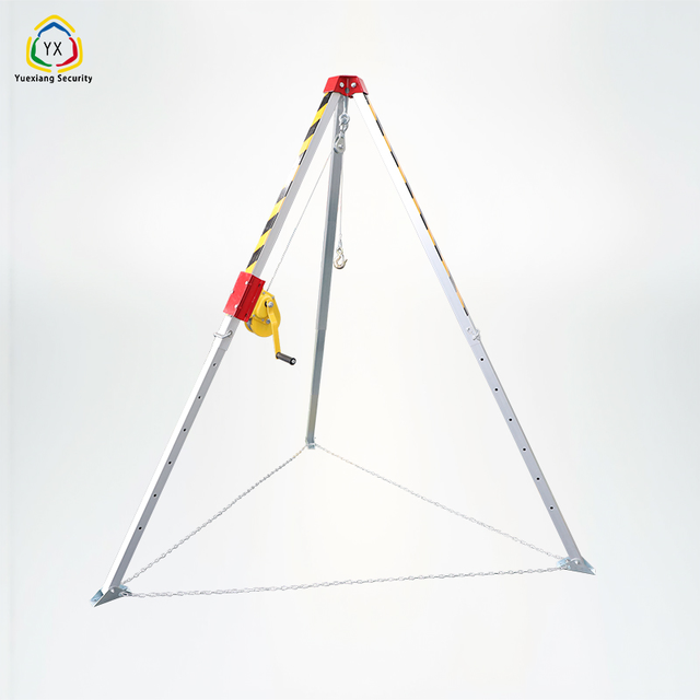 Aluminum Alloy Wellhead Fire Rescue Tripod 1800/2600 Lbs Emergency Equipment Firefighter EquipmentRroad Construction.