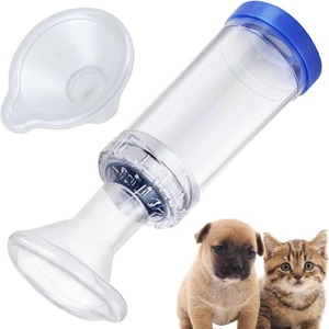 Inhalateur d'entretoise féline de chambre d'aérosol d'asthme sûr portatif pour le produit vétérinaire de consommables d'animaux - Product Image 4