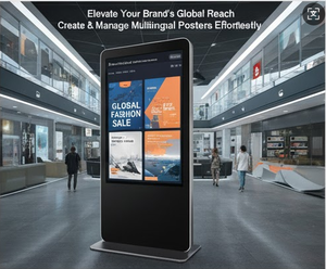 ออกแบบและผลิตโปสเตอร์โฆษณาแบบไดนามิก<span class=keywords><strong>ที่</strong></span>ตอบโจทย์ความต้องการในหลากหลายด้าน พร้อมรองรับหลายภาษา สำหรับการแสดงผล - Product Image 1