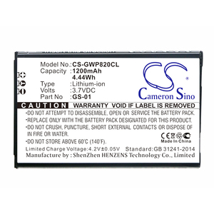 Batterie pour Grandstream <span class=keywords><strong>WP820</strong></span> DP730 WP810 GMD1208 GS-01 3.70V 1200mAh - Product Image 2