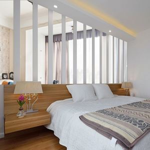 <b>Rectangular</b> Free Combination Acrylic With Self-Adhesive <b>Mirror</b> Decoration Sticker for Living Room Background <b>Wall</b> Sticker 5x20cm - Product Image 4