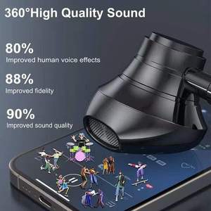 Tipo-C Carga rápida 20 horas de trabajo Magnético MP3 Estéreo inalámbrico Deportes Banda para el cuello Auriculares con pantalla LED de batería digital - Product Image 5