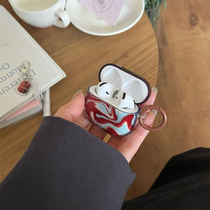 Imd <span class=keywords><strong>Original</strong></span> nouveau étui pour écouteurs pour <span class=keywords><strong>Airpods</strong></span> <span class=keywords><strong>Pro</strong></span> 1/2/3rd bleu marron lignes irrégulières écouteurs sans fil housse de protection - Product Image 2