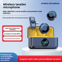 Micrófono de Solapa Inalámbrico KS05 con Clip, Transmisor de Baja Latencia, Reducción de Ruido, Tipo-C, para iPhone y Android, para Transmisiones en Vivo