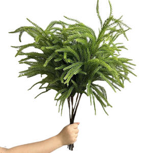 RK003 <span class=keywords><strong>D</strong></span>écoration de Noël en caoutchouc souple - Plante verte Guirlande de Noël artificielle Aiguilles de pin - Product Image 4