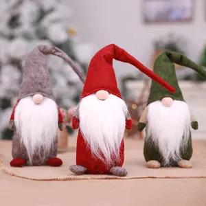 Friedliche neue Art 3 Farbe Weihnachten Santa Doll Toy Tisch verzierung für Kinder Weihnachts geschenk