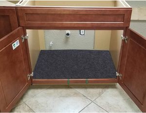 <span class=keywords><strong>Tapis</strong></span> de protection en feutre sous l'évier pour la cuisine et la salle de bain Revêtements d'étagère absorbants Machi non adhésif antidérapant - Product Image 5