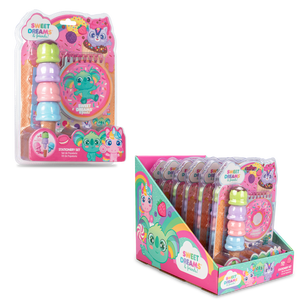 Quaderno e penna multicolore a tema gelato Sweet Dreams - Product Image 1