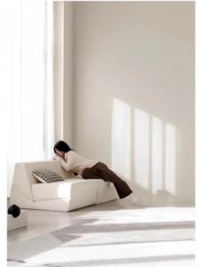 Canapés inclinables modulaires pour une personne avec fonctions télescopiques à compression pliantes pour appartements - Product Image 2