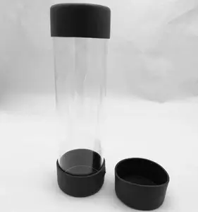 PC transparente plástico processo embalagem tubo Silica gel cap