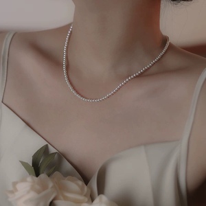 Collier de perles pour bébé Xiaomi, perle d'eau douce naturelle, véritable perle avec une forte luminosité, forme proche de la clavicule, chaîne - Product Image 3