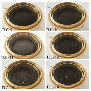 热销韩国烧烤不粘煎锅电动烤盘烤盘 - Product Image 3