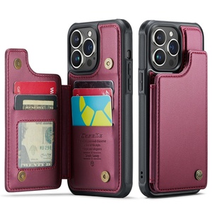 เคสหนัง Caseme พร้อมช่องใส่บัตร สำหรับ iPhone 16 15 Plus 14 13 12 SE 2020 11 PRO MAX X XS XR 8 7 6 PLUS ฝาหลังแบบมีขาตั้ง - Product Image 2